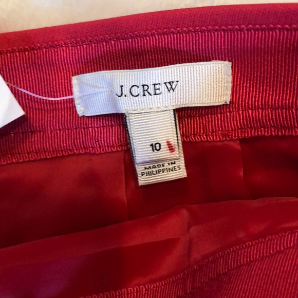 ✨HP✨NWT {J Crew} Pink Skirt w/ Gold Sailor Buttons - Picture 6 of 7